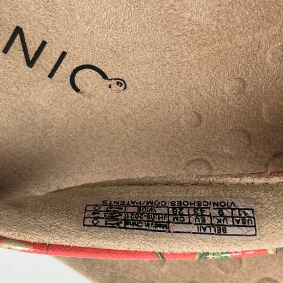 Vionic Bella II Patent Leather Bow Orthotic Flip Flop Sandals Papaya Coral sz 11 - Picture 8 of 8